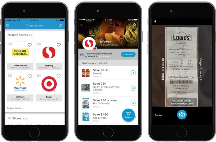 Figure 13. Couponify makes it easy to find a coupon for all items on your shopping list
