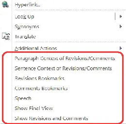 Figure 4. Options provided by Prototype 1 are presented inside the red box. 