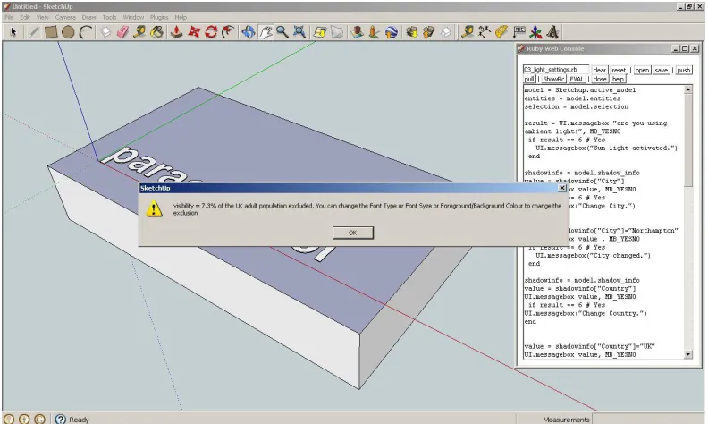 Figure 4. Selecting the inclusive design test, in this case, visibility 