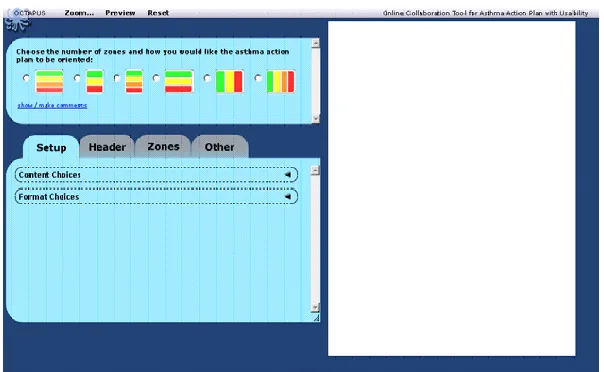 Figure 1. Revised prototype of the Wikibreathe tool 