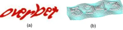 Figure 1: A distorted-text CAPTCHA and a 3D-text CAPTCHA used during the study.