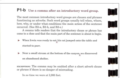 Figure 1. Sample page from market leading handbook 