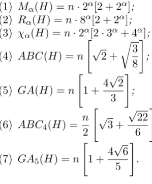 Table 7. The edge partition of line graph of crown graph