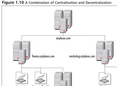 Figure 1.10 A Combination of Centralization and Decentralization