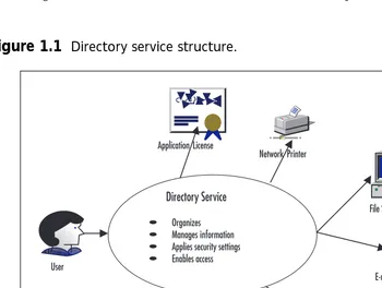 Figure 1.1 Directory service structure.