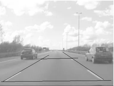 Figure 7: 3D car model overlaid on the image.
