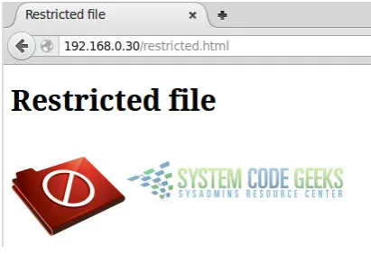 Figure 2.7: With valid credentials, the resource can be accessed