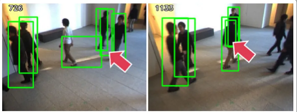 Fig. 13 Tracking scenes