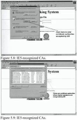 Figure 5.8: IE5-recognized CAs.  