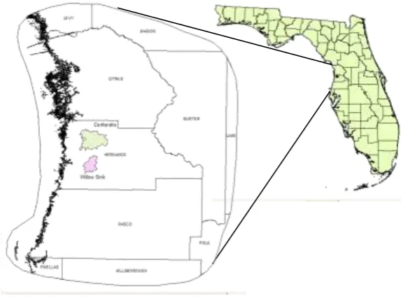 Figure 1. Study Area in West-Central Florida 