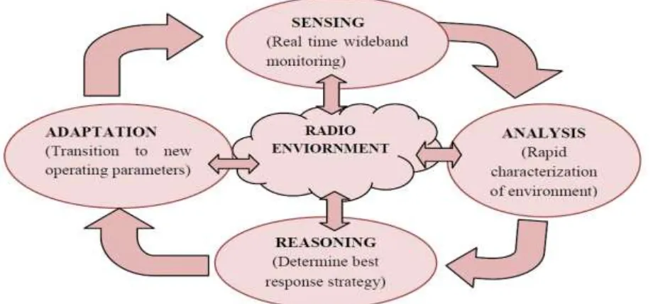 Figure 1:- General Cognitive Radio Cycle 