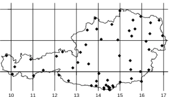 Figure 5 shows the distribution of the available GPS/levelling points, which can be used for 
