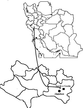Figure 1: The area of Sarab Gerdu in Iran 
