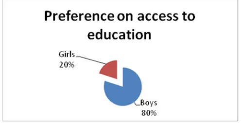 Figure 5. Preference on educational access  