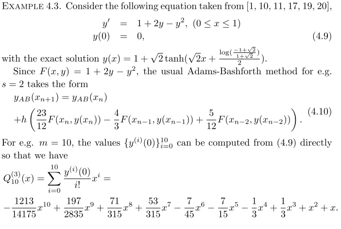 Table 2 shows the numerical results of the three introduced models (4.6), (4.7)and (4.8) for h = 0.01