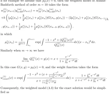 Table 1 shows the numerical results of the three introduced models (4.2), (4.3)�and (4.4) for h = 0.01