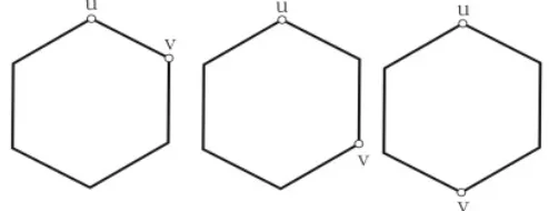 Figure 3. A polyphenyl chain with 7 hexagons. 