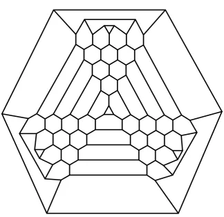 Figure 27 .The fullerene graph F108. 