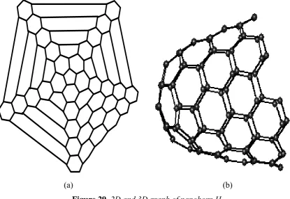 Figure 29. 2D and 3D graph of nanohorn H. 