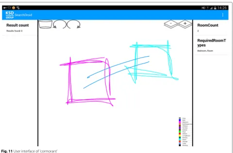 Fig. 11 User interface of ’cormorant’