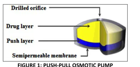 FIGURE 1: PUSH-PULL OSMOTIC PUMP 