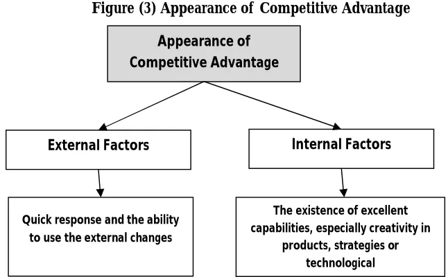 Figure (3) Appearance of  Competitive Advantage  