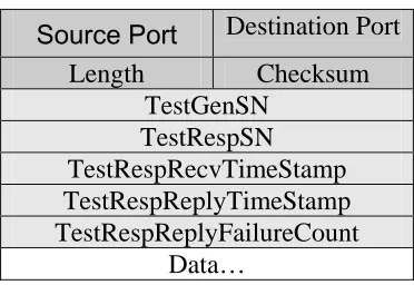 Table 9 UDP Echo Plus packet format  