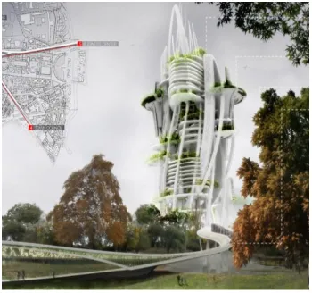 Figure 2:  The Montpellier Tree Skyscraper project [2] 