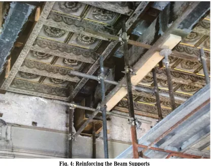Fig. 4: Reinforcing the Beam Supports 