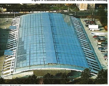Figure 3: Exhibition Hall in Linz with a Glazed Covering 