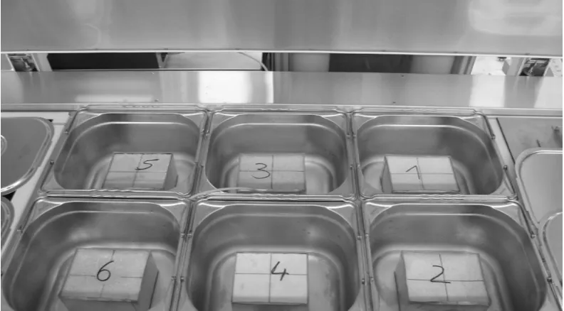 Figure 3. Determination of the Capillary Suction of De-Icing Solution and Freeze Thaw Test 3