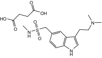 Fig. 1. Structure of Sumatriptan Succinate 