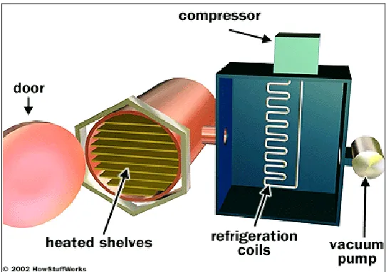 FIG. 2: GENERAL CONSTRUCTION OF FREEZE DRYER 