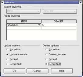 Table 5: Sample data in the DEALER table.