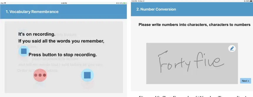 Figure 10: Test Example of ‘Number Transcoding’ 