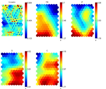 Figure 2: U-matrix And Component Plane 
