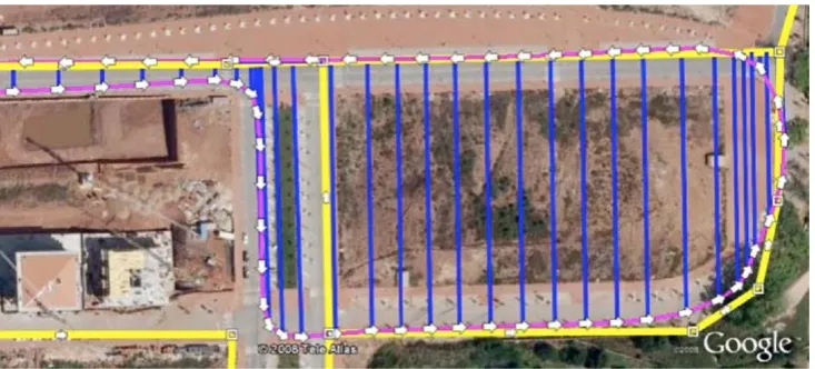 Fig. 10 The base map. Inyellow we show theOpenStreetMap map databaselinks. New roads and junctionsare observable (e.g