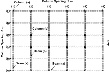 Fig. 1 Plan view of the building considered in study.