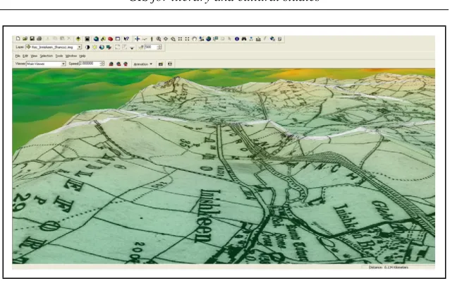 Figure 2. GIS 3D Visualization of Inniskeen Parish.