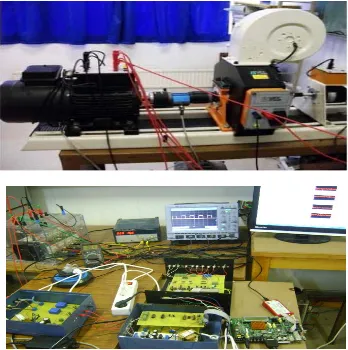 Figure 1: Pictures of the experimental test bench