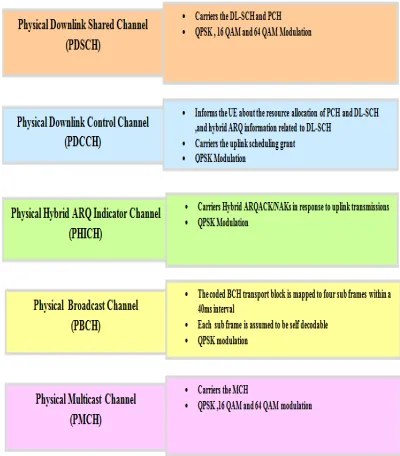 Figure 4: LTE Downlink Transport Channel 