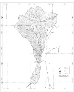 Figure 2. The boundaries of Behvard Watershed Basin and sub-