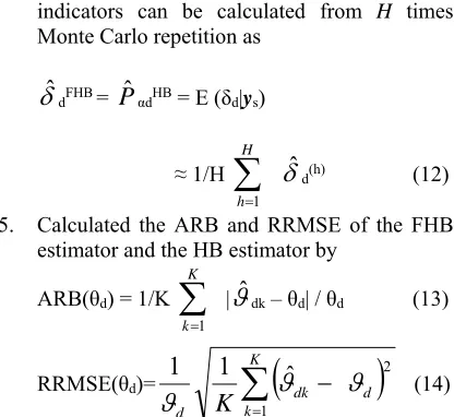 Table 1 shows that the increasing in the 