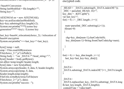 Figure 3: File conversion source 