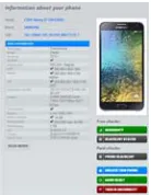 Figure 10.  The information is based on the  imei of the suspect’s evidences Samsung E7 