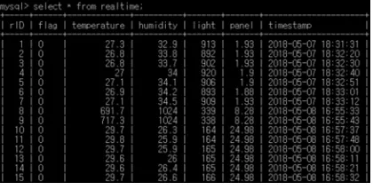 Figure 2: An Example of Measured Raw Data 