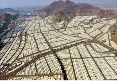 Figure 1. Mina Pathways Crowded with Pilgrims during Hajj (Adopted from [39]) 
