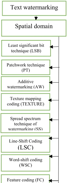 Figure 2. Types of watermarking. 