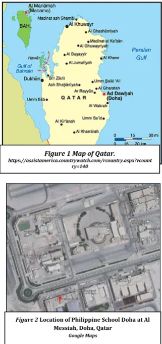 Figure 1 Map of Qatar. https://assistamerica.countrywatch.com/rcountry.aspx?vcount