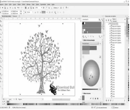 Figure 3. CorelDraw application Instance 